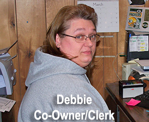 Debbie - Co-owner/Clerk